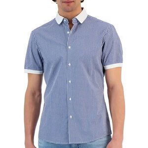Michael Kors Slim-Fit Gingham Shirt